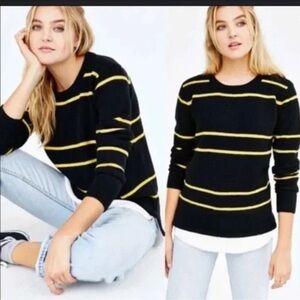 Unif x Urban Outfitters Striped Layered Look Sweater New Womens XS